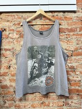 Vintage 90  s Harley Davidson Tank Top Sleeveless T-Shirt Sz XL Motorcycle Faded