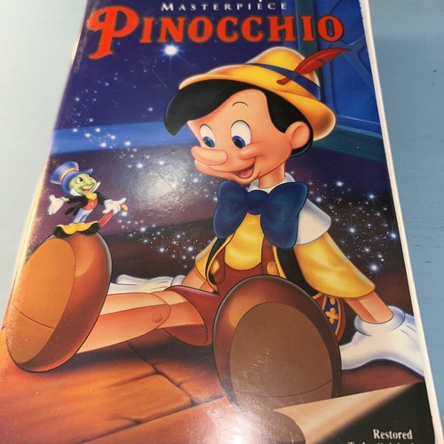Pinocchio VHS, 1993, “Walt Disney’s Masterpiece.” Tested. Works. Excellent Cond - Imagen 6 de 24