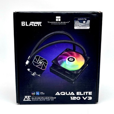 Thermalright Aqua Elite 120 V3 Black All In One CPU Liquid Cooler TL-C12B-S V2