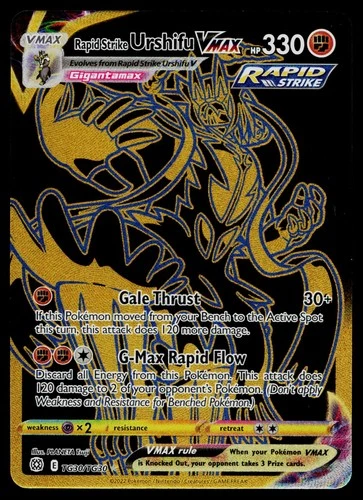 RAPID STRIKE URSHIFU VMAX TG30/TG30 BRILLIANT STARS TRAINER GALLERY POKEMON NM