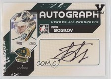 2010-11 ITG Heroes and Prospects Vault Black Igor Bobkov #A-IB Auto 2d8
