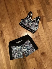 Plum Practicewear AS EUC shorts Bra Set Gymnastics 