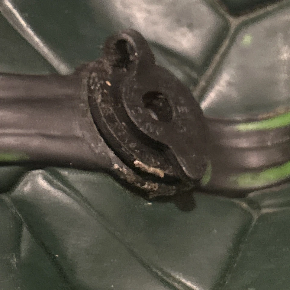 Raro 1992 TMNT Raphael My First Water Baby Ninja Turtles banho plugue solto - Imagem 3 de 4