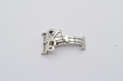 JACOB & CO LEDER ARMBAND FALTSCHLIESSE 20MM EDELSTAHL DEPLOYMENT  CLASP STAHL
