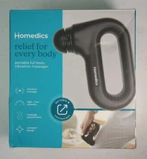 HoMedics Portable Full Body Vibration Massager Black - Brand New In Box 