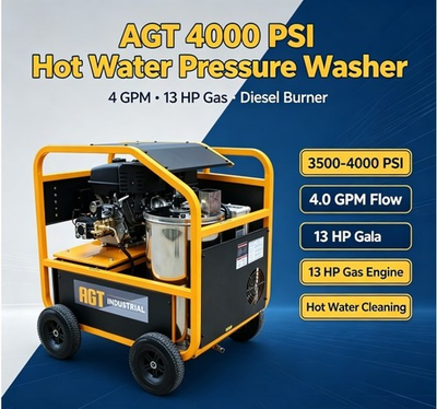 #ad AGT Hot Water High Pressure Washer 4.0GPM 13‑HP For Farm amp; Fleet‑Cleaning $3499.99
