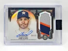 Jose Altuve 2023 Topps Dynasty GAME USED PATCH AUTO AUTOGRAPH 09/10 ASTROS