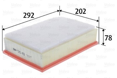 Luftfilter VALEO 585419 Filtereinsatz für NISSAN MASTER RENAULT NV400 MOVANO X62