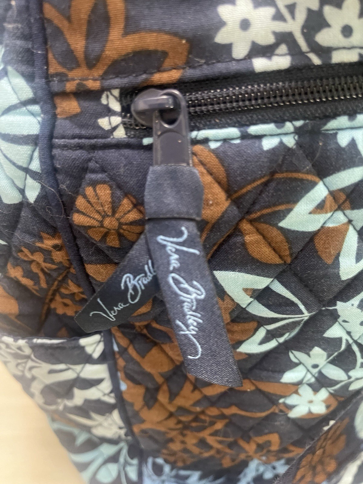 Vera Bradley Backpack Java Floral Drawstring Back… - image 3