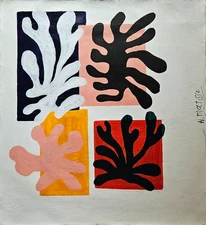 Henri Matisse Signed Fauvist Oil Painting on Canvas - French Modern Art