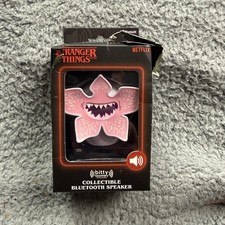Bitty Boomers Stranger Things BB5 Bluetooth Wireless Speaker Pink Demogorgon