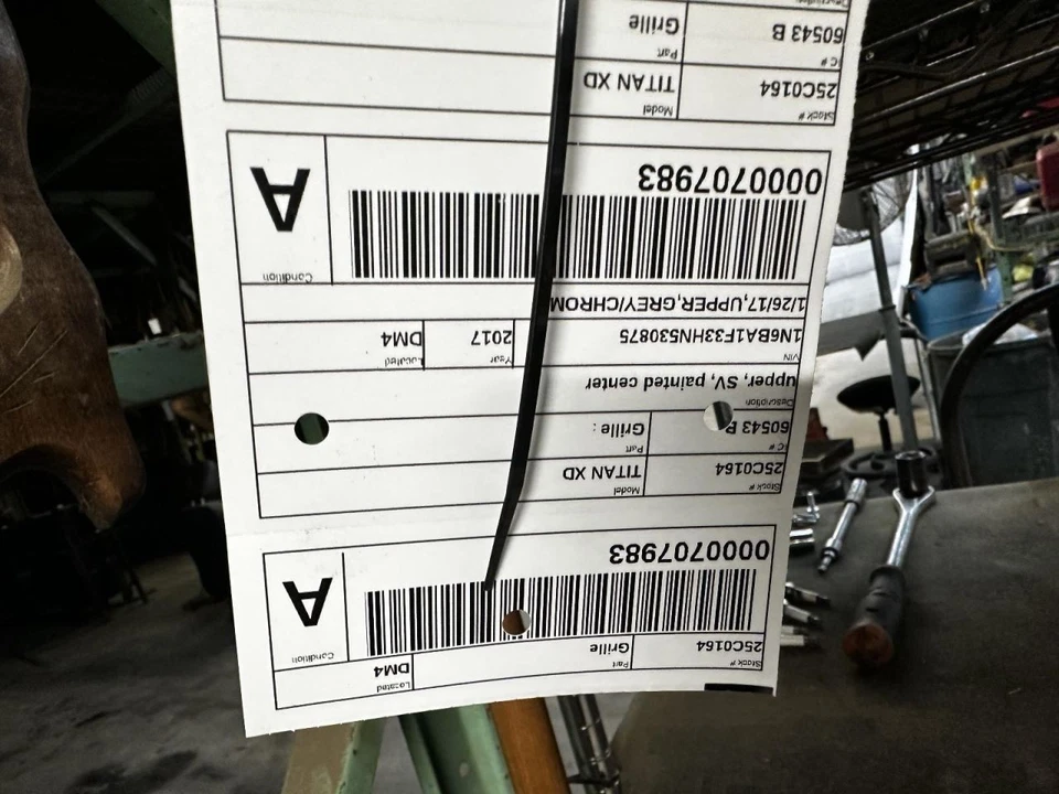 Grille Upper Sv Painted Center Chrome Emblem Fits 16-19 TITAN XD 2050711 - Image 3 of 3