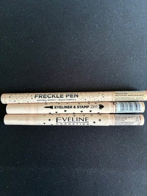 NEU Eveline Cosmetics Eyeliner mit Stempel - 1 x Herz -1 x Stern und Freckle Pen