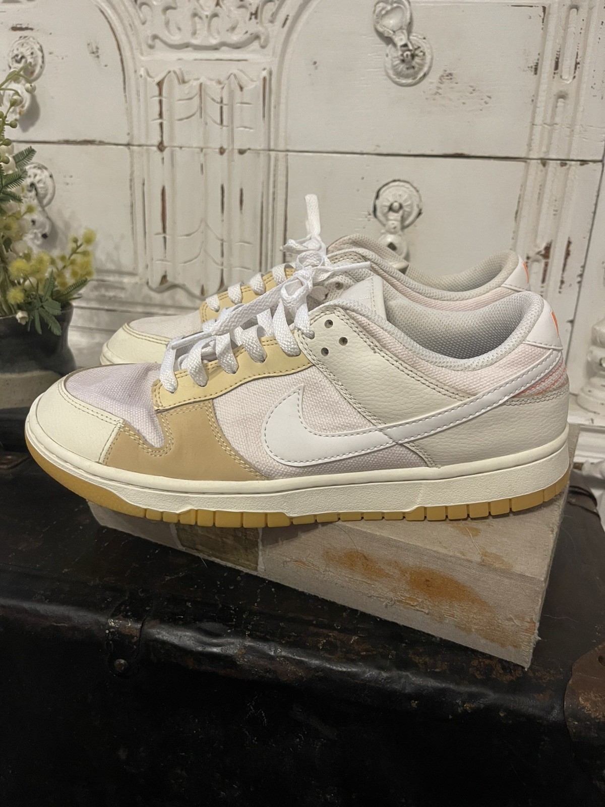 NIKE DUNK LOW SE "PATCHWORK IF LOST RETURN TO" WH… - image 14