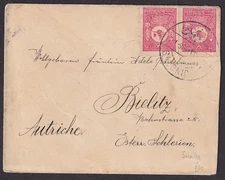 Turkey Ottoman Empire in Greece 1904 cover from SALONICA to Austria