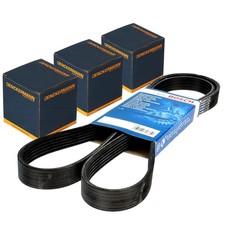 BOSCH 6PK2080 Keilrippenriemensatz + Spannrolle für BMW 3 E46 5 E60 E61 6 E63