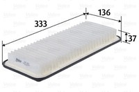 Luftfilter Valeo 585465 Filtereinsatz FüR Toyota IQ KGJ10_ KGJ10R NGJ10_ NGJ10R