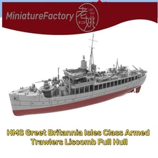 SSMODEL 1:350 HMS Greet Britannia Isles Class Armed Trawlers Liscomb Full Hull
