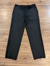 Hugo Boss James Brown US 100 Virgin Wool Dress Pants Black Classic Fit - 33x31