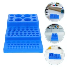 2 Pcs Centrifuge Tube Storage Bracket Lab Holder Microcentrifuge Corks Metal