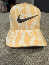 Nike Classic99 Dri-Fit Golf Hat Adjustable Yellow White Moisture Wicking