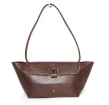 Borsa a tracolla HENRY BEGUELIN borsetta pelle marrone patta Omino donna ottima