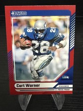🔥 2024 Panini Donruss Curt Warner Red Parallel #196 Seahawks Legend