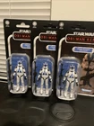 Star Wars Vintage Collection VC240 Obi-Wan Kenobi Clone Trooper 501st Lot Of 3
