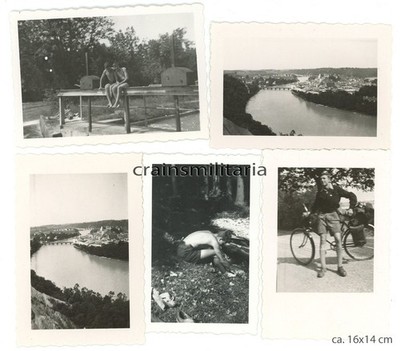 7x Orig. Foto Österreich Jugend Pimpf Junge in WASSERBURG AM INN Bayern 1937