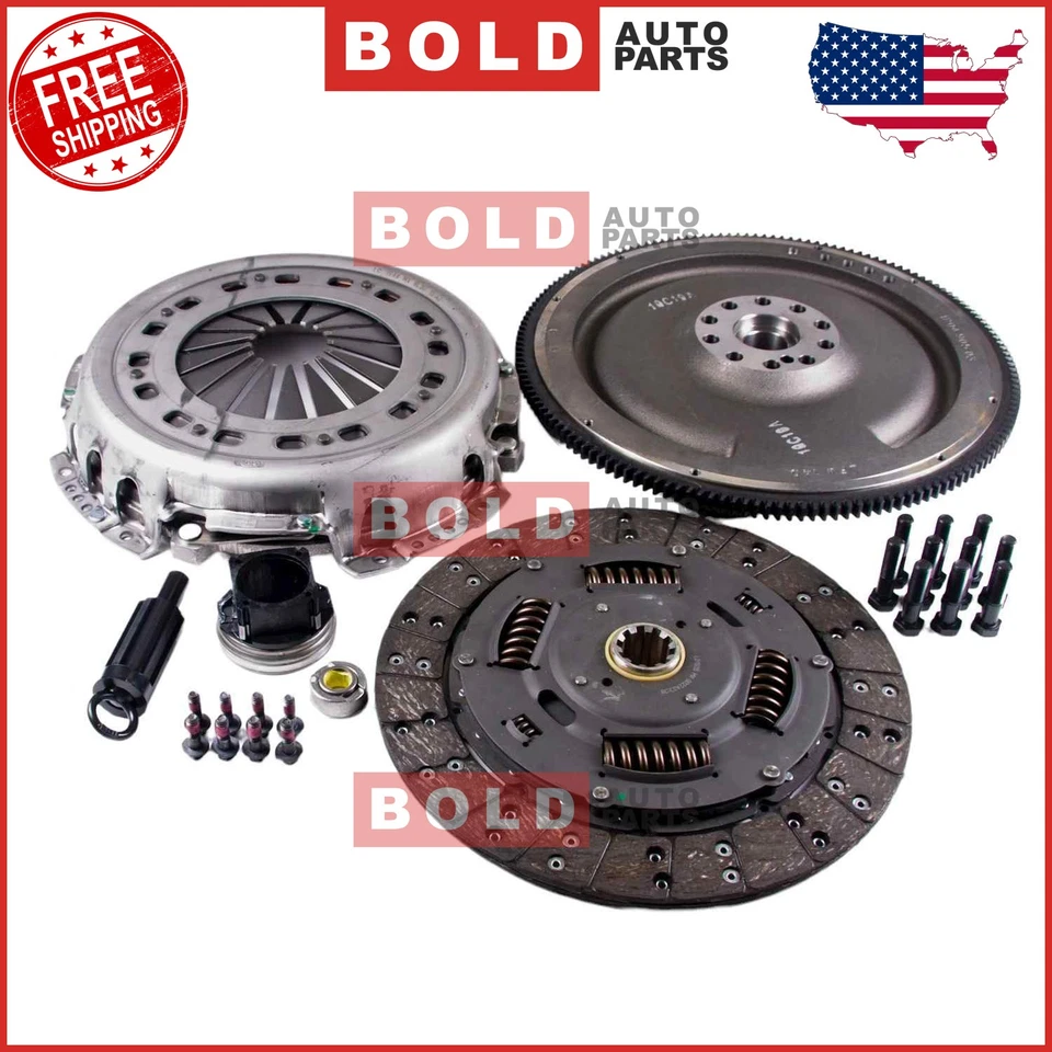 Kit de embrague LuK volante HD para 99-03 Ford F-350 F-450 F-550 7,3 L turbo diésel Foto 2 de 4