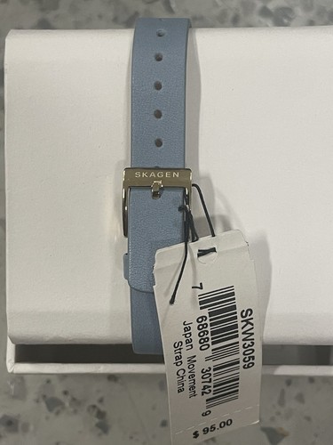 Reloj Skagen FREJA SKW3059l Damas Lille Esfera Azul Cuero Analógico 26mm - Imagen 4 de 9
