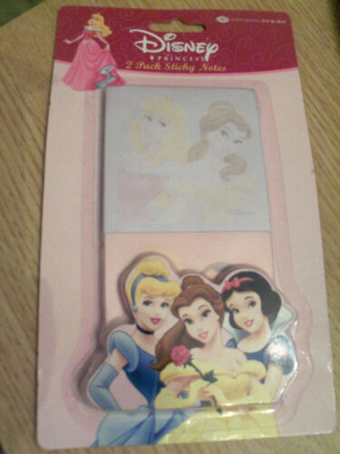 Disney PRINCESS 2 self stick Post It NOTE PAD  NEW - Picture 1 of 3