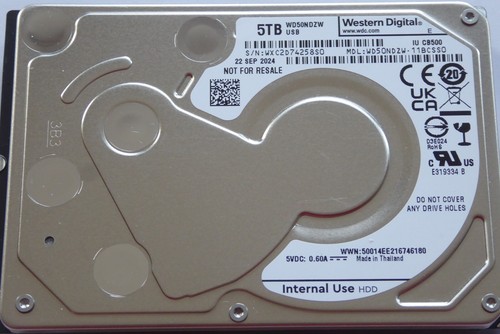 WD50NDZW-11BCSS0 OCT 2022 - SEP 2024 Western Digital 5TB - Afbeelding 4 van 5