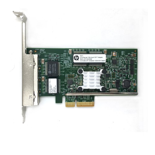New HP Ethernet 1Gb 4-Port 331T Adapter 647594-B21 / 649871-001 network card - 第 2/13 張圖片