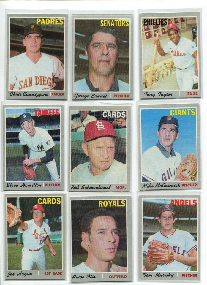 Lote de 27 cartas J - 1970 Topps: Billy Conigliaro/Luis Alvarado RC, ¡SIN DUPS! Foto 3 de 4