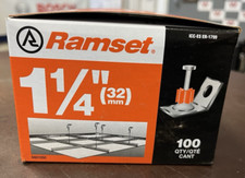Ramset Drop Ceiling Clip Assemblies SDC125 1-1/4-Inch Pin with Angle Clip