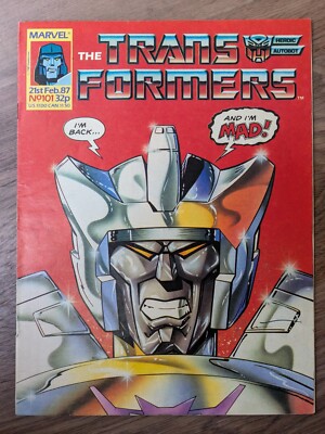 Transformers #101 - HTF Marvel UK Series - We Combine Shipping - Great Pics!