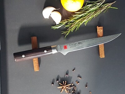 K07 KASUMI Damast Ausbeinmesser, 16 cm, 32 lagig, 