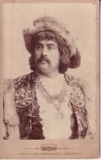 Fritz Schrödter als "Symon/Bettelstudent" -OPER - Kabinettfoto - orig. signiert