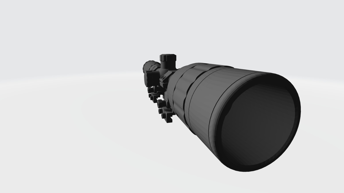 Nerf Gun Elite Sniper Scope by LayerLux3D, Download free STL model