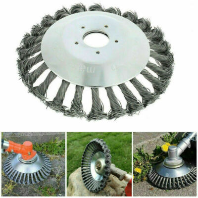 4 Zoll Rasen Rasentrimmer Kopf Trimmer Bürste Stahldraht Rad Garten