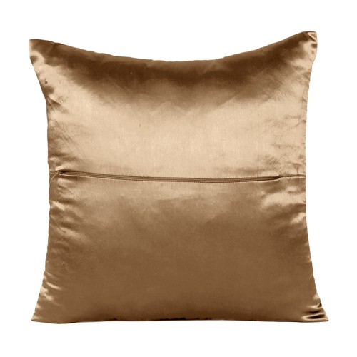 Satin Throw Pillow Solid Color Square Home Sofa Decor Pillow Cushion Cover 18x18 - Picture 39 of 165