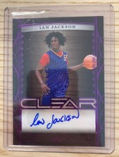 Ian Jackson 2023 Leaf Trinity Basketball Clea...