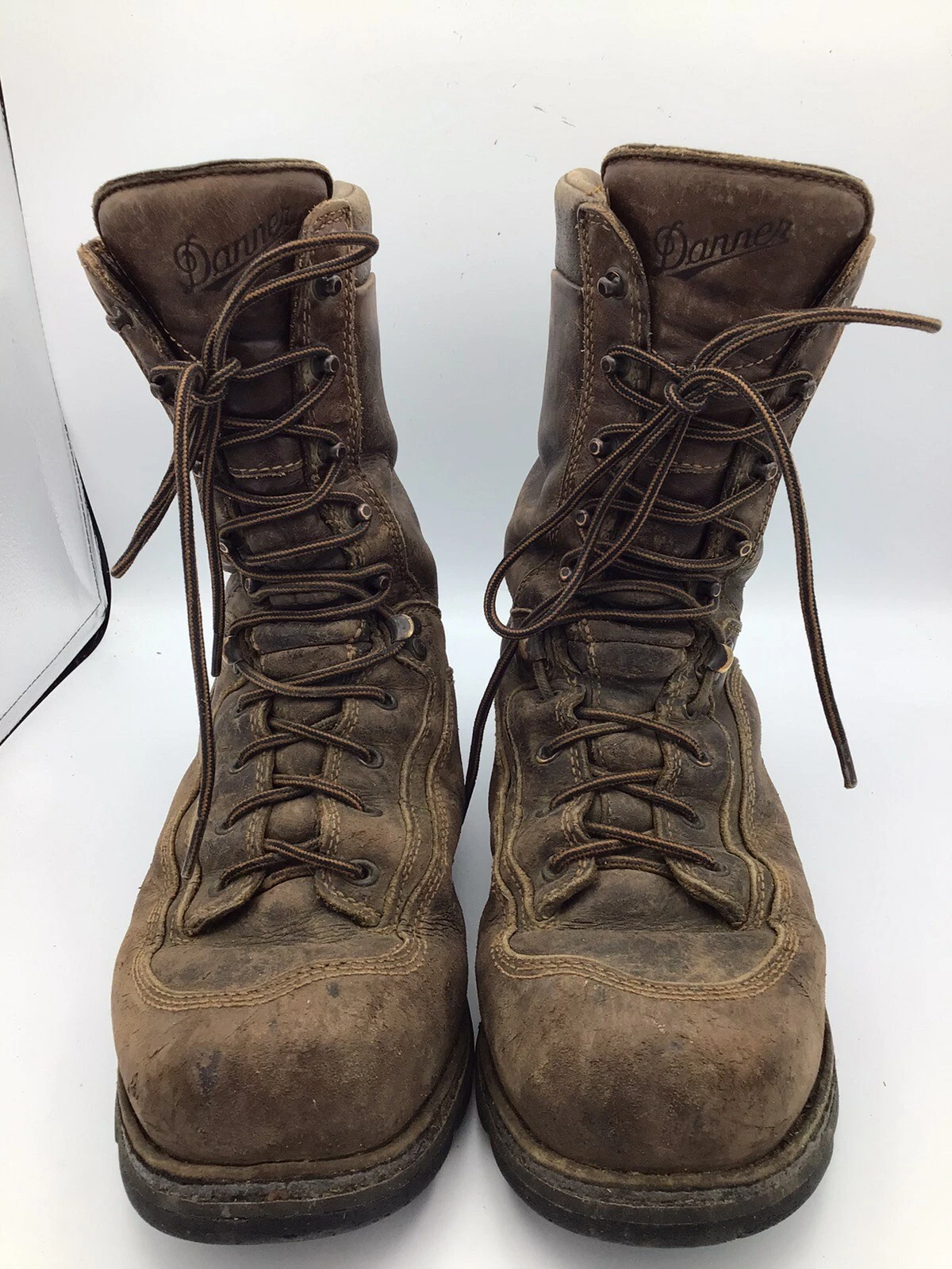 Vtg Danner Hiking/Hunting Boots - 8.5 Brown Distressed Frontier Extreme Men's