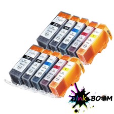 10 Ink Cartridge for PGI-220 CLI-221 PIXMA IP3600 MP550 MP620B MP640 MX860