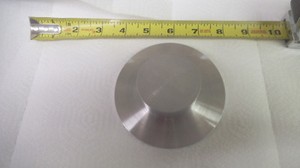 100mm or 3-15/16" Aluminum disc, point.252 thick