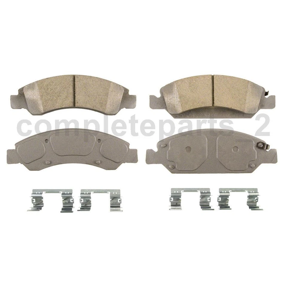 2 pastillas de freno delanteras traseras zapata de freno de estacionamiento para Chevrolet Avalanche 2008 2009 Foto 4 de 4