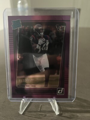 2021 Panini Donruss - Rated Rookie Season Stat Line #280 Nico Collins /500 (RC)