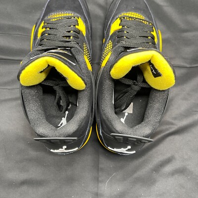 Air Jordan 4 ブラック/イエロー 2023 Nike Air Jordan 4 Thunder 2023 Size 10 (Watch The Video