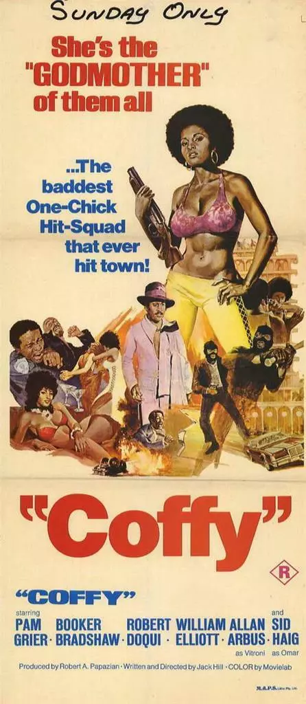 COFFY Movie POSTER 11 x 17 Pam Grier, Booker Bradshaw, Sid Haig, B | eBay